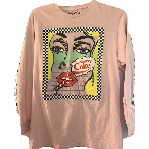 Coca Cola Other - Men's Coca Cola Long Sleeve Cherry Coke Shirt